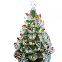 ReLive Christmas is Forever Lighted Tabletop Ceramic Tree