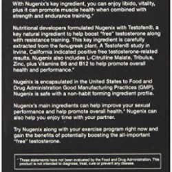 Nugenix Natural Testosterone Booster Capsules, 90 Count