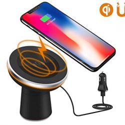 Wireless Car Charger, Dgtal 2 in 1 Magnetic Vehicle Mount Phone Holder Air Vent