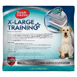 Simple Solution Training Puppy Pads | Extra Large, 6 Layer Dog Pee Pads