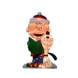 ProductWorks 32-Inch Pre-Lit Peanuts Charlie Brown