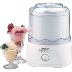 Cuisinart Automatic 1-1/2-Quart Ice Cream Maker, White