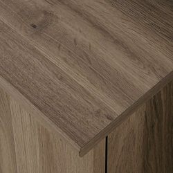Sauder Harbor View Computer Desk,Salt Oak Finish
