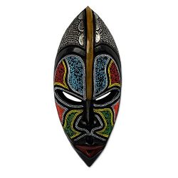 NOVICA Zulu' African Wood mask