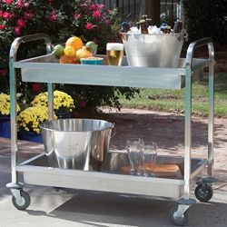 Bayou Classic Stainless Steel Serving Cart