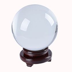 LONGWIN Huge Clear Divination Crystal Ball