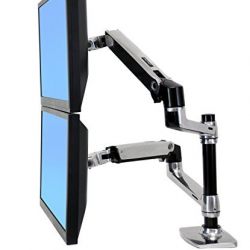 Halter Dual LCD Adjustable Monitor Stand, Dual Stacking Arm