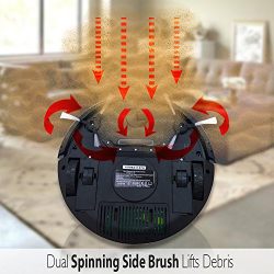 Pure Clean Robot Vacuum Cleaner - Automatic HEPA Filter