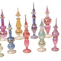 CraftsOfEgypt Genie Blown Glass Miniature Perfume Bottles