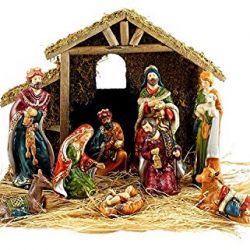 9pc Holiday Nativity Set