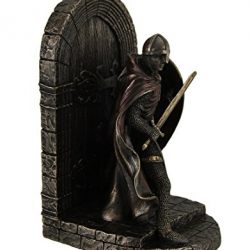 Resin Decorative Bookends Maltese Crusader Statue