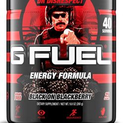 G Fuel Black on BlackBerry Tub Elite Energy and Endurance Formula
