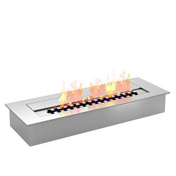 Regal Flame 2.6 Liter PRO 18 Inch Bio Ethanol Fireplace Burner