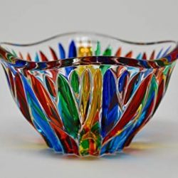 Murano Glass Fire Bowl, Small