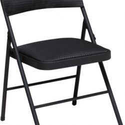 Cosco Fabric Folding Chair Black (4-pack)