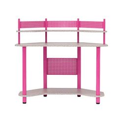 Calico Designs Study Corner Desk, Pink