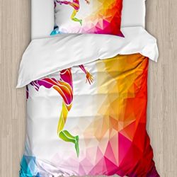 Ambesonne Teen Room Duvet Cover Set Twin Size