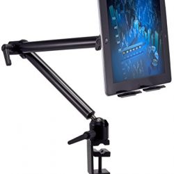 Arkon Heavy Duty Desk or Wheelchair Tablet Clamp Mount