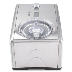 DELLA 1.6 Quart Ice Cream Maker, Stainless Steel