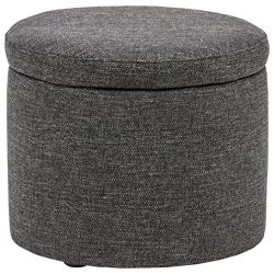 Rivet Madison Lift-Top Modern Storage Ottoman