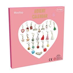 Mouttop Advent Calendar,Charm Bracelet DIY 23Charms