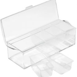 Prodyne AB-6 On-Ice Condiment, 1-Pack, Clear