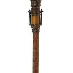 AnNafi Telescope Walking Cane| Antique Brass Nautical