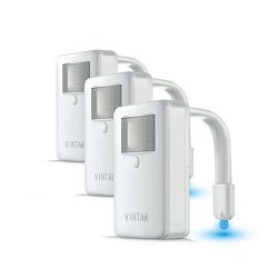 [3-Packs] Vintar 16-Color Motion Sensor LED Toilet Night Light