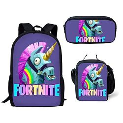 MOREFUN Fortnite Game School Backpack for Boys Girls