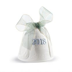 Lladro Christmas Bell 2018 Porcelain Annual Ornament