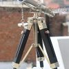 Humaira Nauticals Vintage Brass Silver Desk Telescope