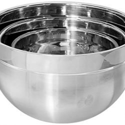 Cuisipro Stainless Steel Mixing Bowl 3 Piece Set