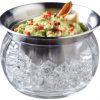 Prodyne Iced Dip-On-Ice Stainless-Steel Serving Bowl