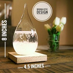 Empyrean Decorative Storm Glass - Water Drop Weather