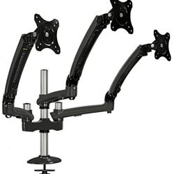 Triple Desk Monitor Mount for LCD and LED Computer