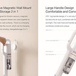 ROIDMI Smart Stick Vacuum Cleaner F8 Cordless Handheld