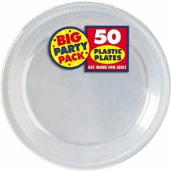 Big Party Pack Clear Plastic Plates | 10.25"