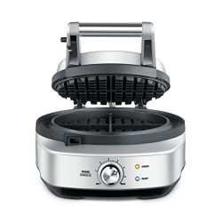 Breville The No Mess Waffle Maker, Silver