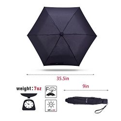 Fidus Small Windproof Travel Umbrella - Compact Folding Light