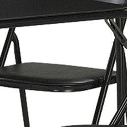 Cosco 5-Piece Folding Table and Chair Set, Black