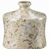 Khan Imports Decorative Coral Stone Jar, Traditional Coral Gift