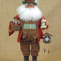 German Santa Claus Collectible Doll Figurine Karen Didion