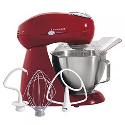 Hamilton Beach Eclectrics All-Metal Stand Mixer - Red