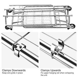 LANGRIA Heavy Duty Rolling Commercial Double