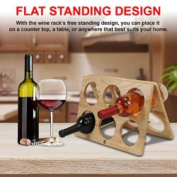 Primeware Counter-top Wine Rack - 6 Bottle Decorative