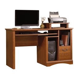 Sauder Camden County Computer Desk, Planked Cherry Finish