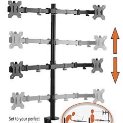 Stand Steady 4 Monitor Desk Mount Stand
