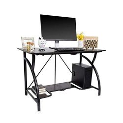 Origami Foldable Computer Desk, Black