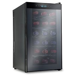 Ivation 18 Bottle Dual Zone Thermoelectric Red & White Wine Cooler