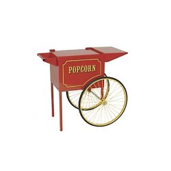 Paragon Medium Popcorn Cart for 6 and 8-Ounce Poppers (Red)